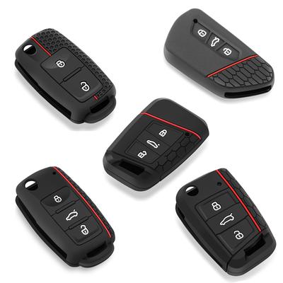 Skirtas VW golf 7 GTI POLO T-Cross T-Roc touran Tiguan Skoda Octavia Rapid kodiaq Fabia Seat Ibiza leon Ateca Arona raktų dėklo dangtelis