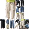 Relaxed Fit Men Capri Short Pants With Adjustable Ankles For Casual And Beachwear