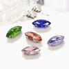 50Pcs/Pack Sew On Glass Crystal Stones Diamond Beads Ornament  DIY Garment Clothes Shoes