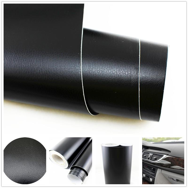 15"X 39" 3D Leather Texture Car Interior Dashboard Trim Sheet Sticker Universal