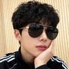 Retro metal double beam UV protection men's toad glasses day and night color-changing polarized sunglasses driving sunglasses