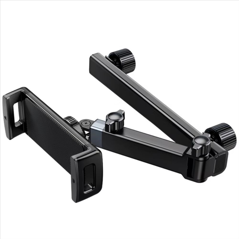 Adjustable Car Headrest Tablet Holder Rotating Stand Telescopic Tablet Bracket Travel Accessories