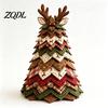 Festive Party Supplies DIY Quilted Christmas Tree Kit, Handmade Fabric Tabletop Decoration, Decorative Wall Accents Holiday Craft Project for