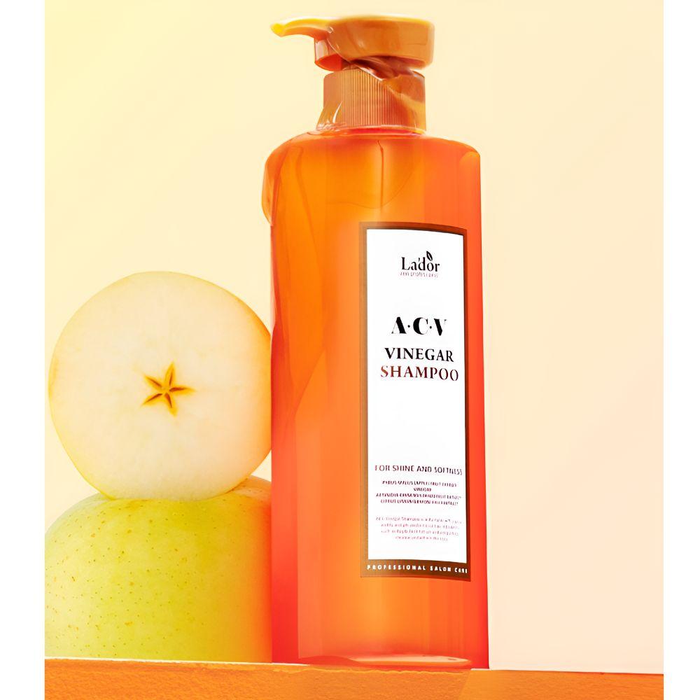 Lador Apple Cider Vinegar Shampoo 530ml Scalp Care Oil Control Vegan Shampoo Oily Hair