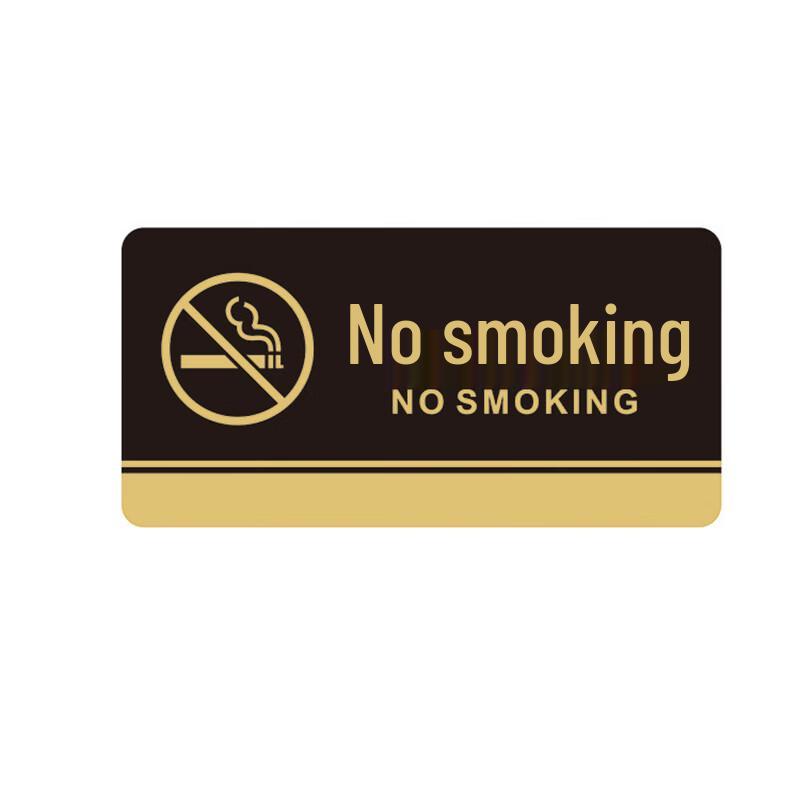 Rectangular No Smoking Safety Sign
