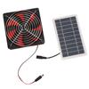 Ventilator Solar de Evacuare Monocristalin 10W Ventilator de Ventilație cu Panou Solar cu Plasă de Protecție pentru Rotund