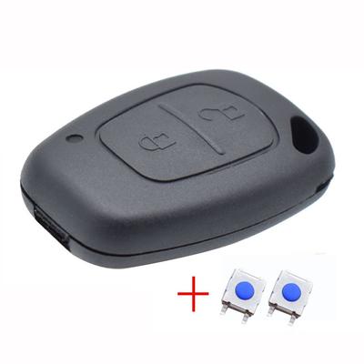 Funkschlüsselgehäuse Autoteil für Renault Kangoo Traffic Master 2004–2009 mit 2-Tasten-Pad-Schalter
