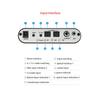 AUX 3.5mm To 6RCA HD Audio Decoder DAC Converter Decoder Amplifier AC3 Audio Digital To Analog