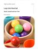 Montessori Wooden Color Sorting & Counting Game for Early Childhood Education