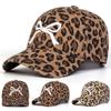 Men Bow Embroidered Leopard Baseball Cap Outdoor Adjustable Sunscreen Leisure Hat Spring Autumn Travel Tourism Beach Vacation