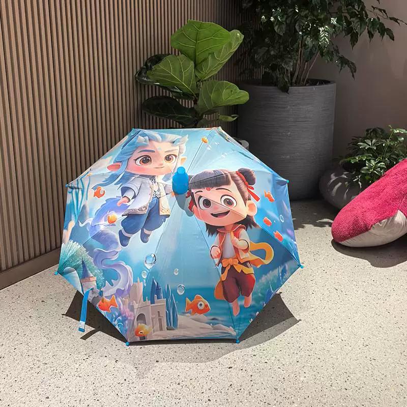 Children's Umbrella for Elementary School Students, Babies, and Kindergarten Children, Sturdy and Durable, Cartoon Umbrella with Black Coating for