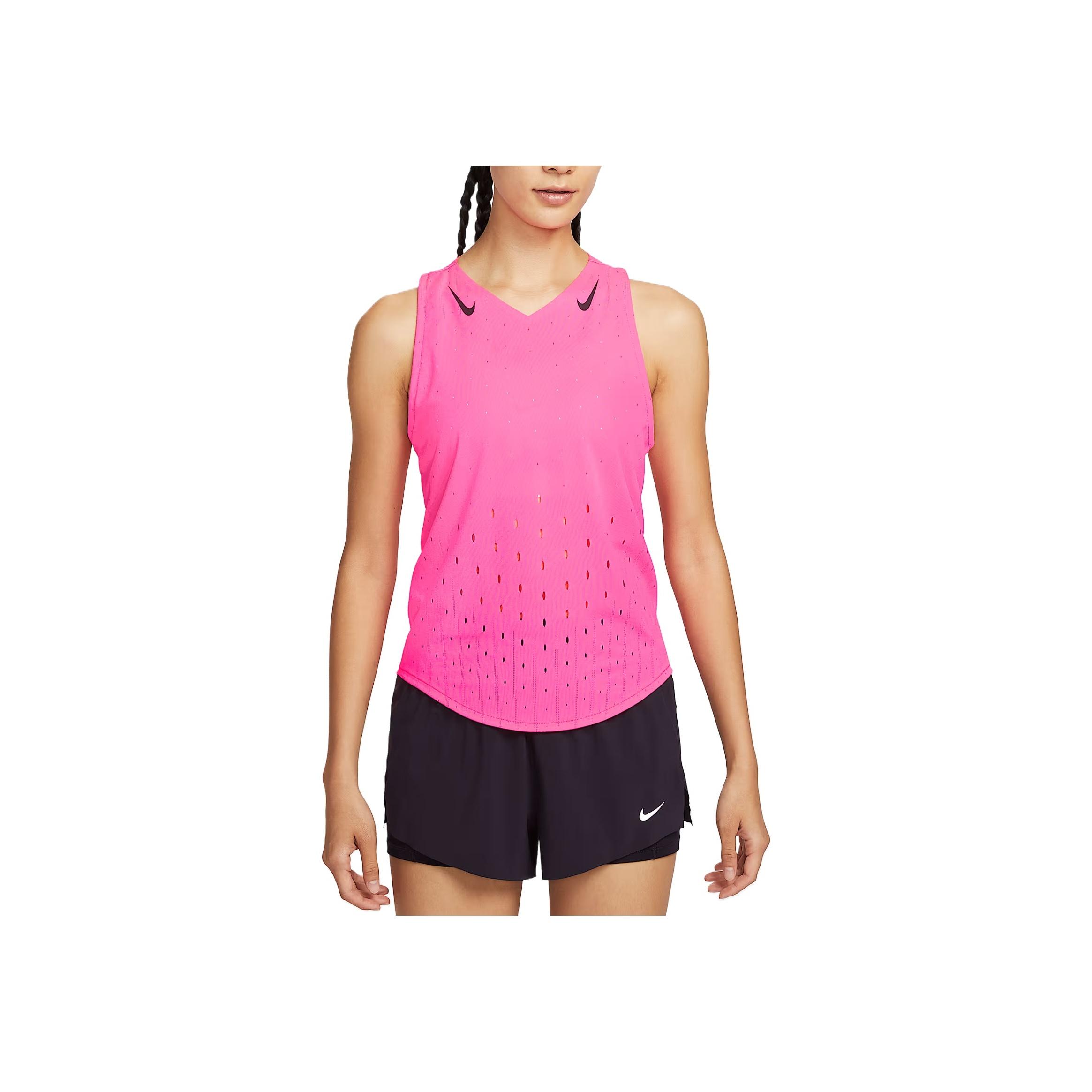 

Nike Aeroswift Dri-Fit Adv Приятный к коже Минималистичный Удобный Универсальный Спортивный Топ-майка Женские топы FN2505-645 XS