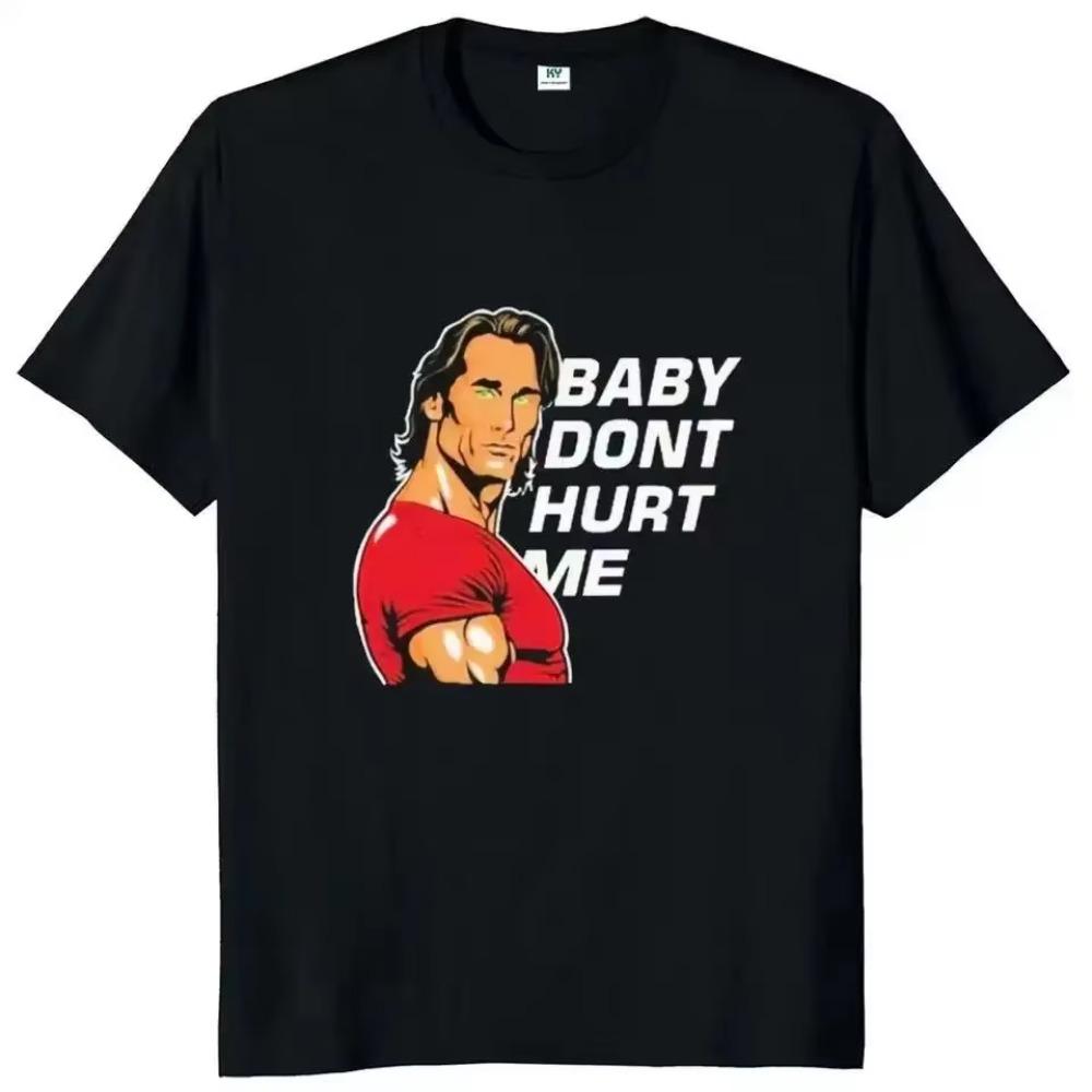Don't Hurt Me T-shirt  Popular Gym Trend Fitness Lovers Tee Tops 100% Cotton Unisex Casual Summer T Shirts EU Size 80019