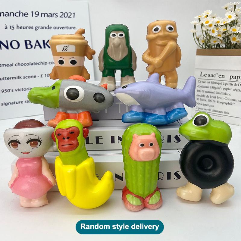 

Тралалеро Тралала Непоседа Игрушки Тунгтунг Сахур Маразм Игрушка-мялка Детская Кукла для Снятия Стресса Взрослый Выражение Эмоций Аксессуар Подарок A