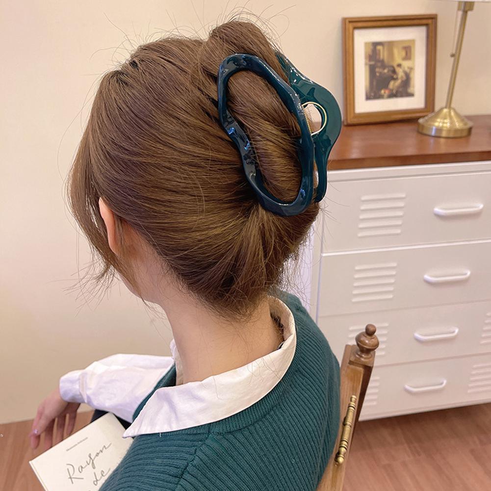 Women Large Hair Claw Clips Irregular Cloud Shape Elegant Hair Claws Headdress For Gifts