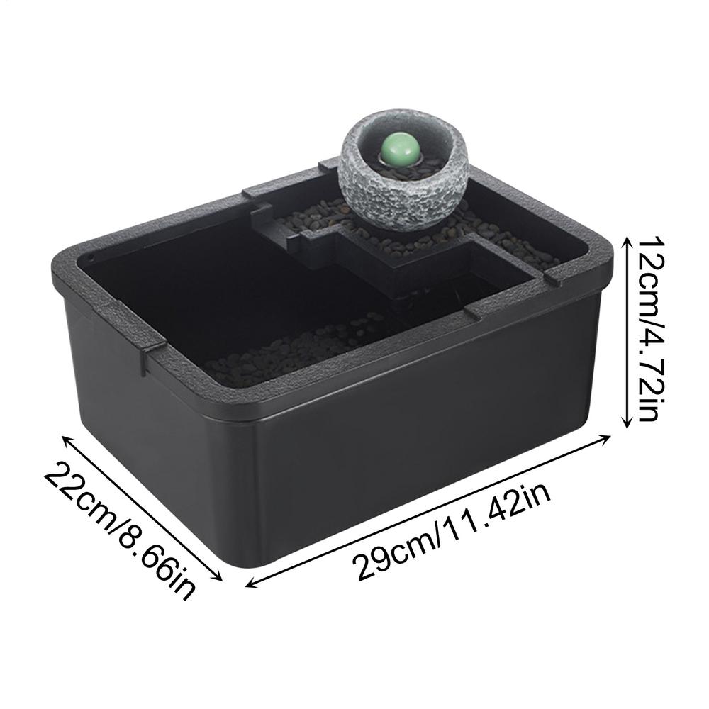 

Fish Aquariums Desktop Tiny Tank Small Ancient Aquariums With USB Pump & Light For Aquaponics Reef Jellyfish Betta Desktop