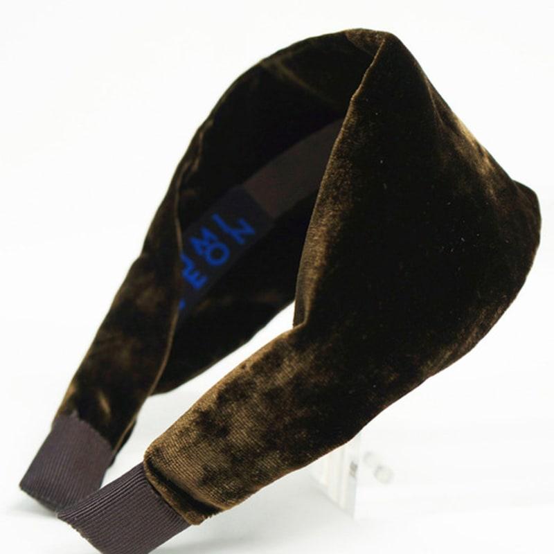 SAIMI JEON SAIMI SIGNITURE HAIR BAND ink brown