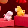 Chinese Zodiac Horse Figurine Set - Lucky "Fortune/Bliss" Decorative Statues for Lunar New Year,Home Desktop & Festive Gift