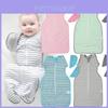 Cozy Pure Cotton Baby Sleep Sack With Removable Sleeves Newborn Swaddle Blanket