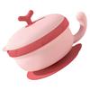 1 pièce Bol Rose en Acier Inoxydable à Conservation de Chaleur avec Ventouse