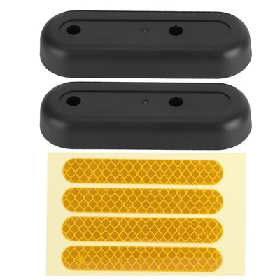 Copertura Decorativa Forcella Posteriore Adesivo Riflettente Adatto per Monopattino Elettrico Ninebot MAX G30Giallo