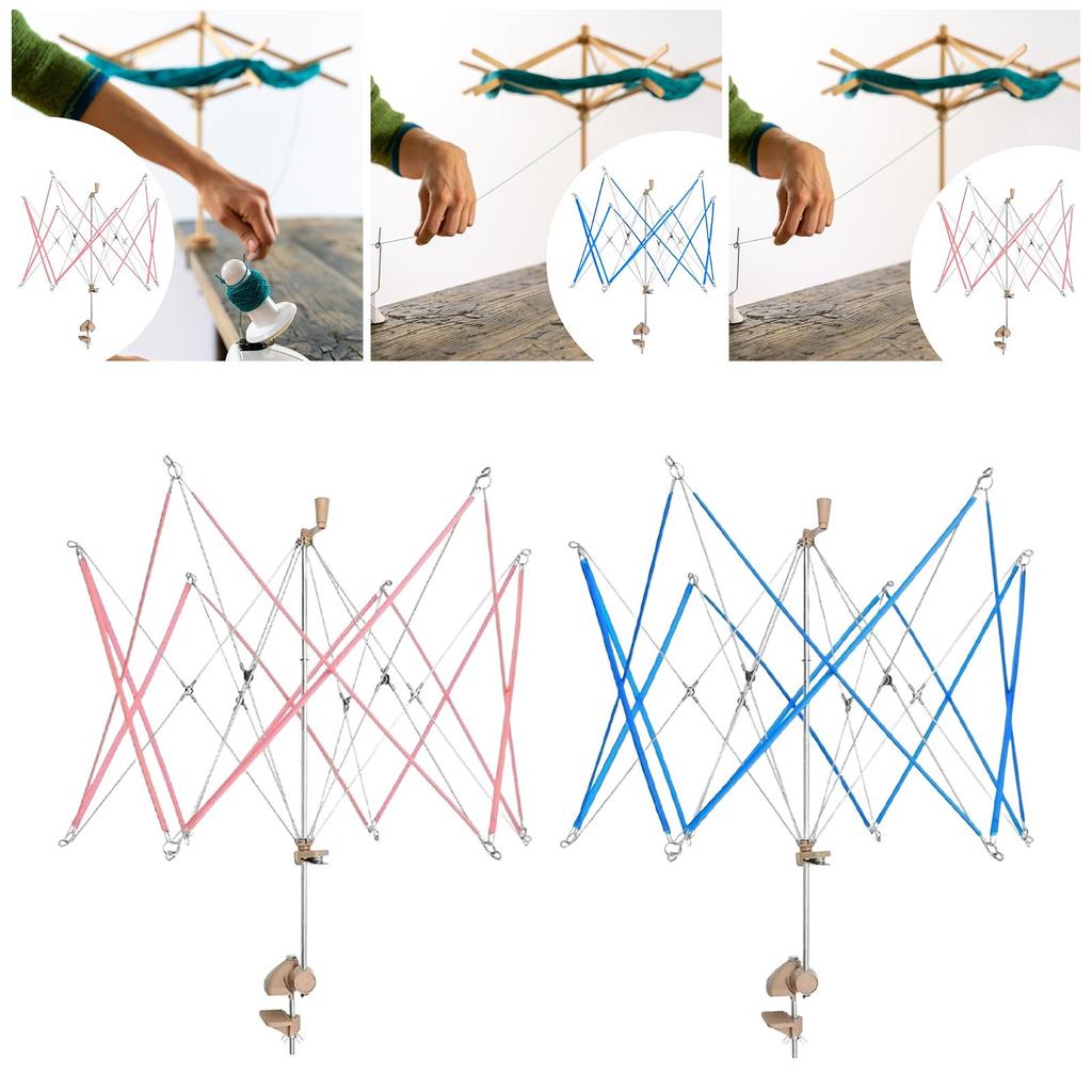 Umbrella Yarn Winder Adjustable String Holder Knitting Machine Accessory Rack for Handcraft Equipment Sewing Enthusiasts