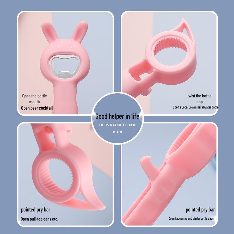 Neues 4-in-1 Multifunktions-Flaschen- & Dosen-Drehverschluss-Bieröffner-Werkzeug