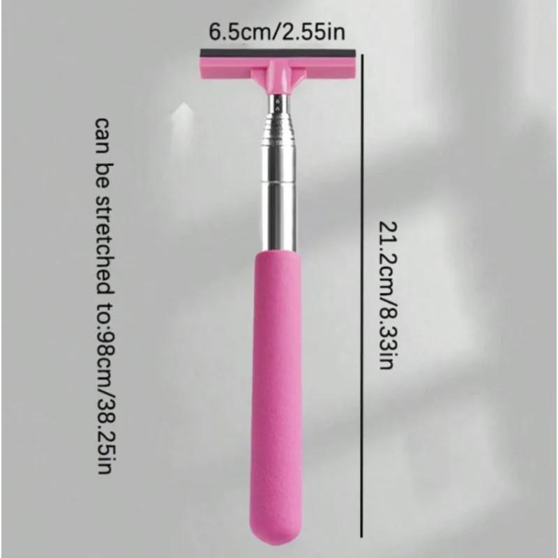 Retractable Car Rearview Mirror Wiper Portable Rainy Cleaning Supplies Rearview Mirror Water Remover Glass Rain Cleaning Tool