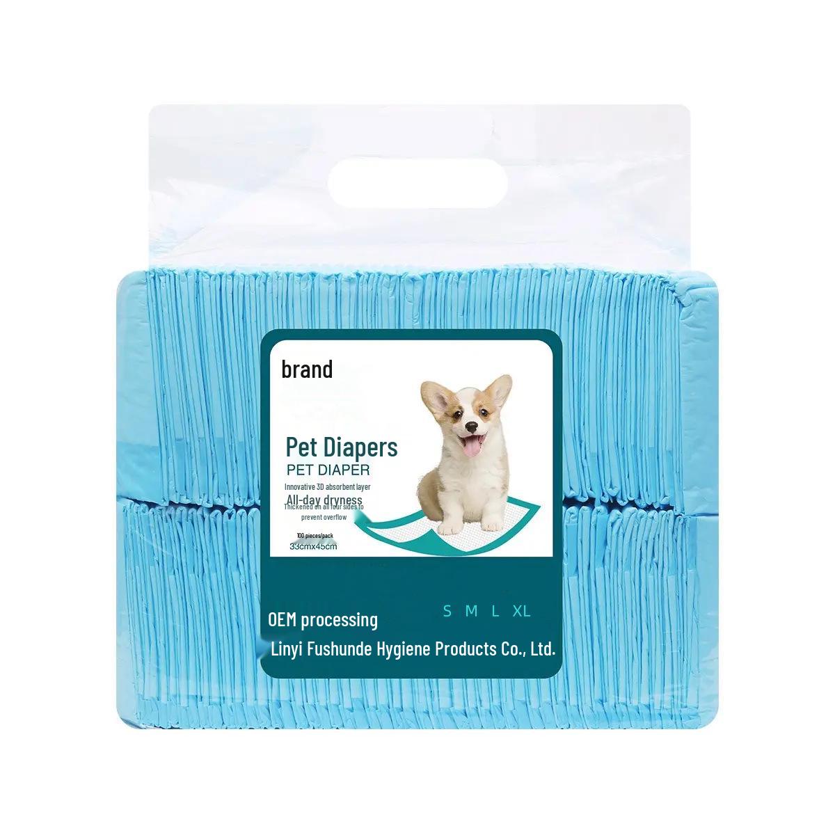 100 Pack Thickened Pet Training Pads - Absorbent Deodorant Pads for Dogs & Cats