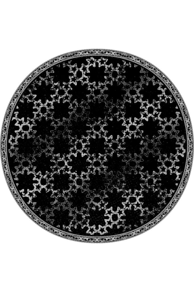 Rovigo Home Washable Round Printed Carpet RHM7313-SD1113