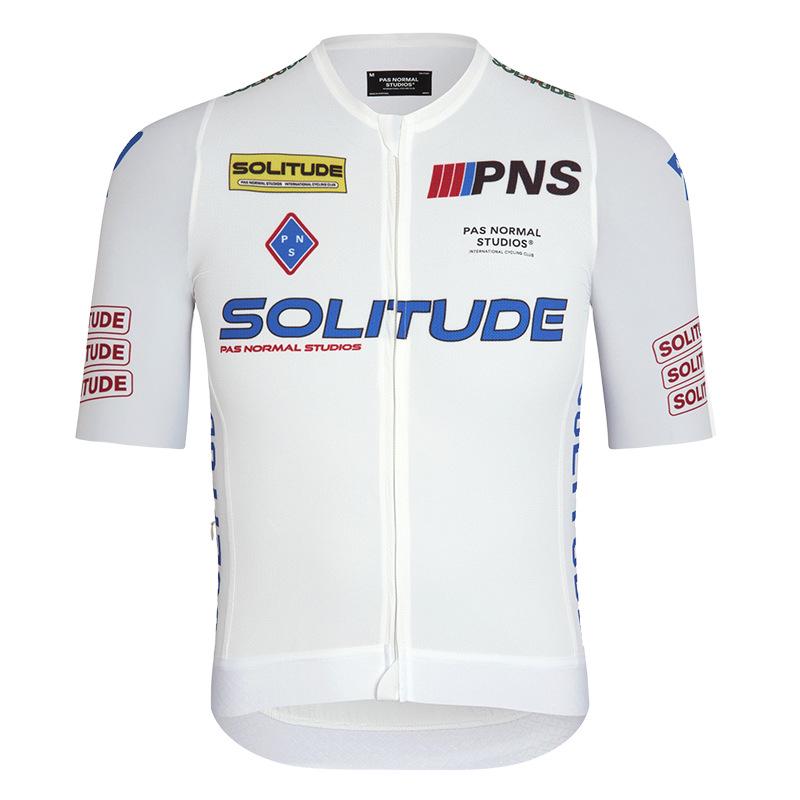 Maillot de cyclisme haute élasticité PNS Elite pour hommes et femmes - Manches courtes pour cyclisme sur route professionnel