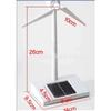 Solar Powered Windmill Model DIY Building Kit Kids Educational Electronic Toy Farm Decor
