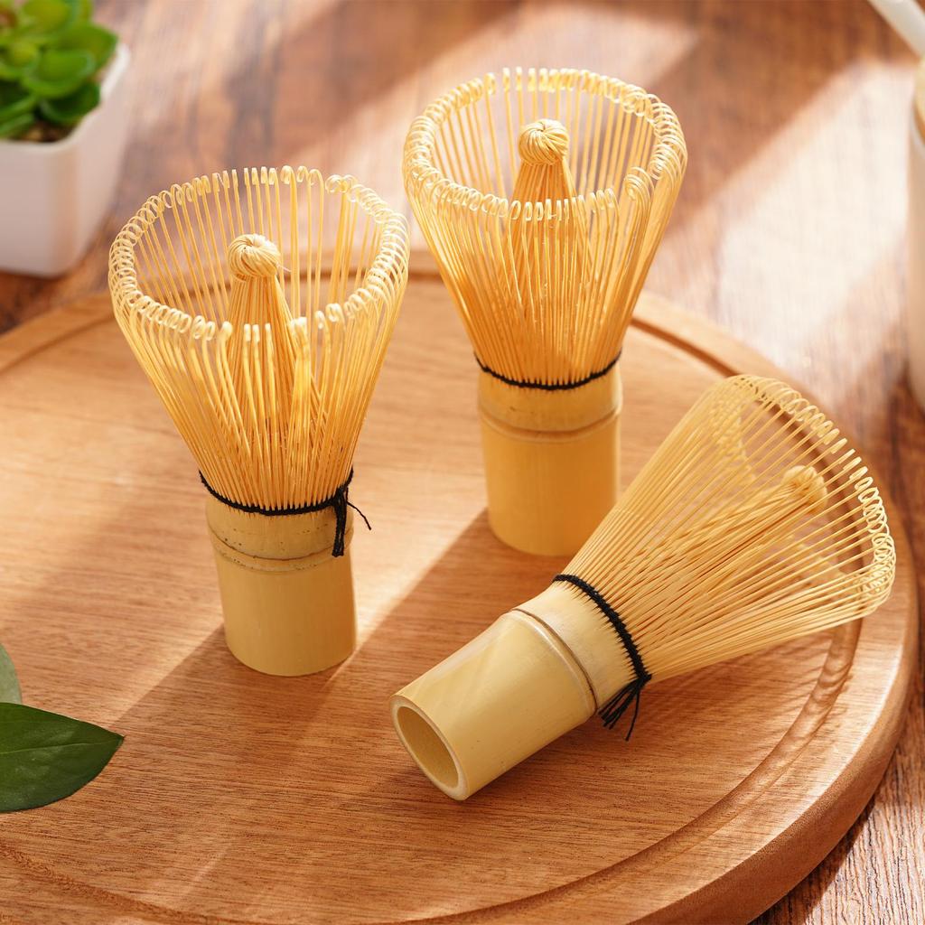 Japonský ceremoniál Bamboo Matcha Praktická metlička na prášek Káva Zelený čaj Štětec Chasen Nástroj Mlýnek Kartáče Čajové příslušenství