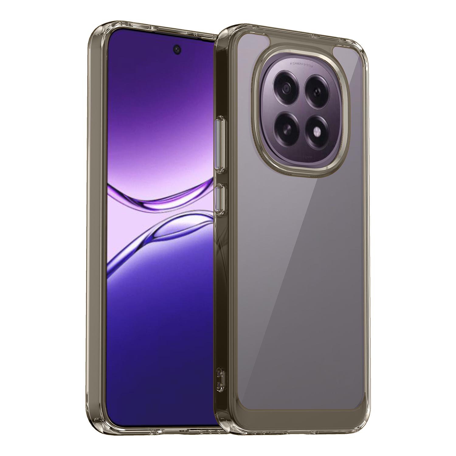 

For Oppo F29 5G Case TPU+Acrylic Protective Clear Phone Cover Transparent Grey