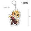 Raiden Shogun & Yae Miko Genshin Impact Acrylic Keychain