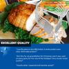 Щипцы из нержавеющей стали для нарезки ростбифа Мясо Хлеб Нарезка Щипцы Держатель для лука и помидоров для нарезки Овощи Фрукты Набор для нарезки Кухня