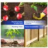 Robuster Gartenbohrer mit ergonomischem Griff & für Spitze -Setzling- Langlebige Kohlenstoffstahlkonstruktion, Bohrer für Gartenarbeit, Gemüseanpflanzung