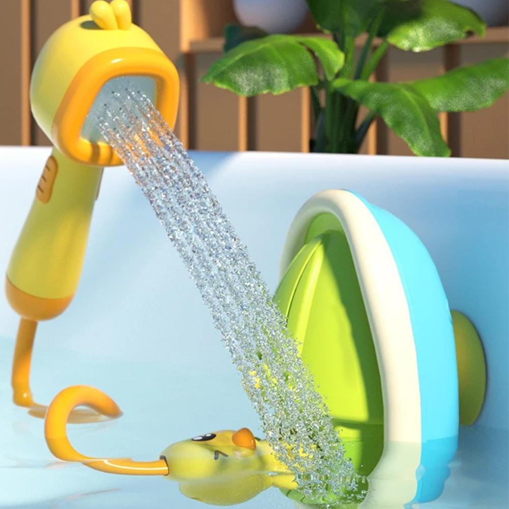 Duck Bath Toys for Toddlers Bathtub Water Spray Baby Bath Toy Cute Electric Bathroom Bathing Toys for Kids Ideal Birthday Gifts