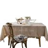 Tablecloth Solid Color Dining Table Cloth Tassel American Country Household Rectangle