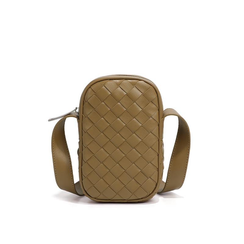 Sommer Vertikale Handytasche, Gewebte Ein-Schulter-Tasche, Mini-Tasche, Multifunktionale Umhängetasche