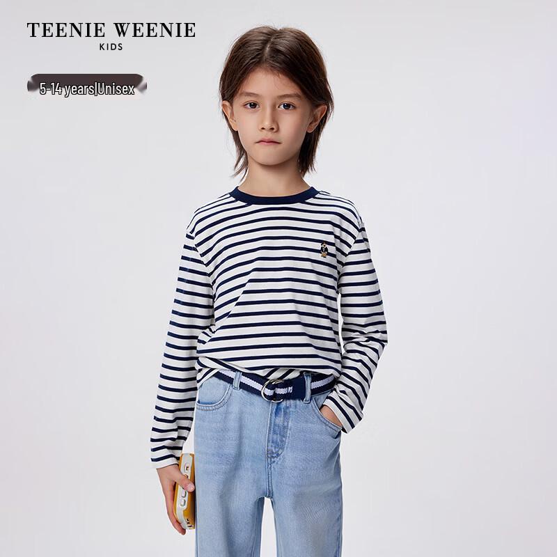 Teenie Weenie Kids' Striped Long-Sleeve Cotton T-Shirt