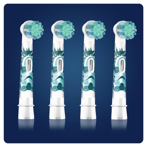 Braun Oral-B Kids' Soft Tooth Brush Refills, Extra Soft, 4 Brushes, Star Wars Design, EB10S-4