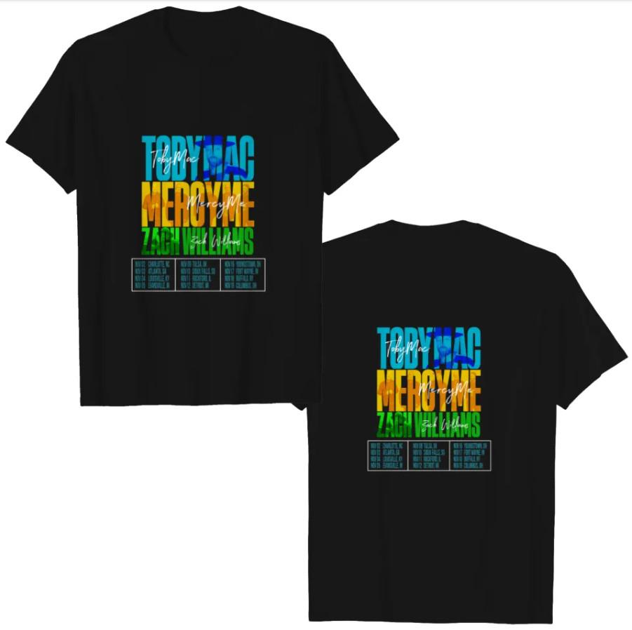

TobyMac, MercyMe Zach Williams 2024 Tour T-Shirt – Double-Sided Heavyweight 4XL