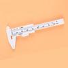 Portable 80mm Plastic Eyebrow Measuring Vernier Caliper Tattoo Microblading Caliper Ruler Permanent Makeup Measurement Tools
