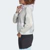 Adidas Color Block Kangaroo Pocket Hooded Sports Jacket Women Jacket Polka-Dot-Green FI0585