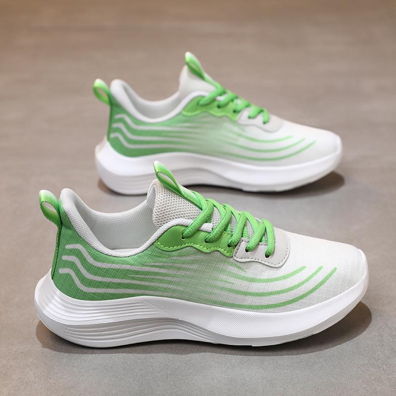 Girls' running shoes Girls' high school students' military training sneakers Women's junior high school students' lightweight shock-absorbing soft-so