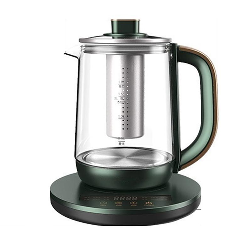 220V 1800ML Household Electric Kettle Glass Titanium Alloy Material Water Boiling Machine Dessert Tea Cooking Pot Multi Cooker