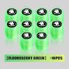 LKPP1 Luminous Tire Valve Cap Car Wheel Hub Glowing Cover Auto Accessories For Skoda Rapid Octavia Derivative Enyaq-iV VisionS Yeti