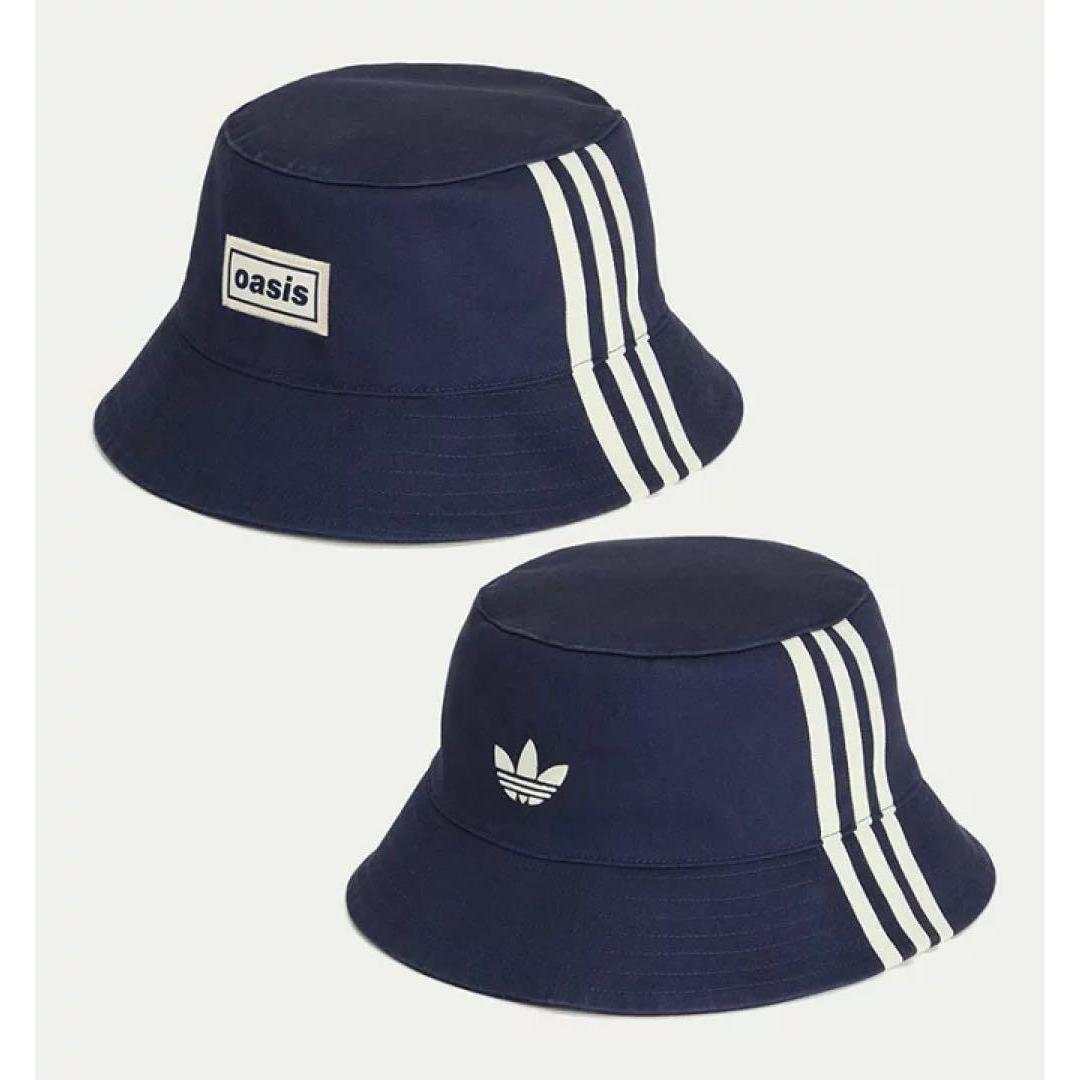 Used [Limited Collaboration] New Adidas x Oasis Bucket Hat Hat Navy Blue