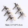 6 Pieces Guitar String Buckle Accessories Triple Tuner Guitar String Tuning Nails Replacement Parts for Guitar